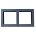 Незнімні алюмінієві вікна Thermal Break комерційні